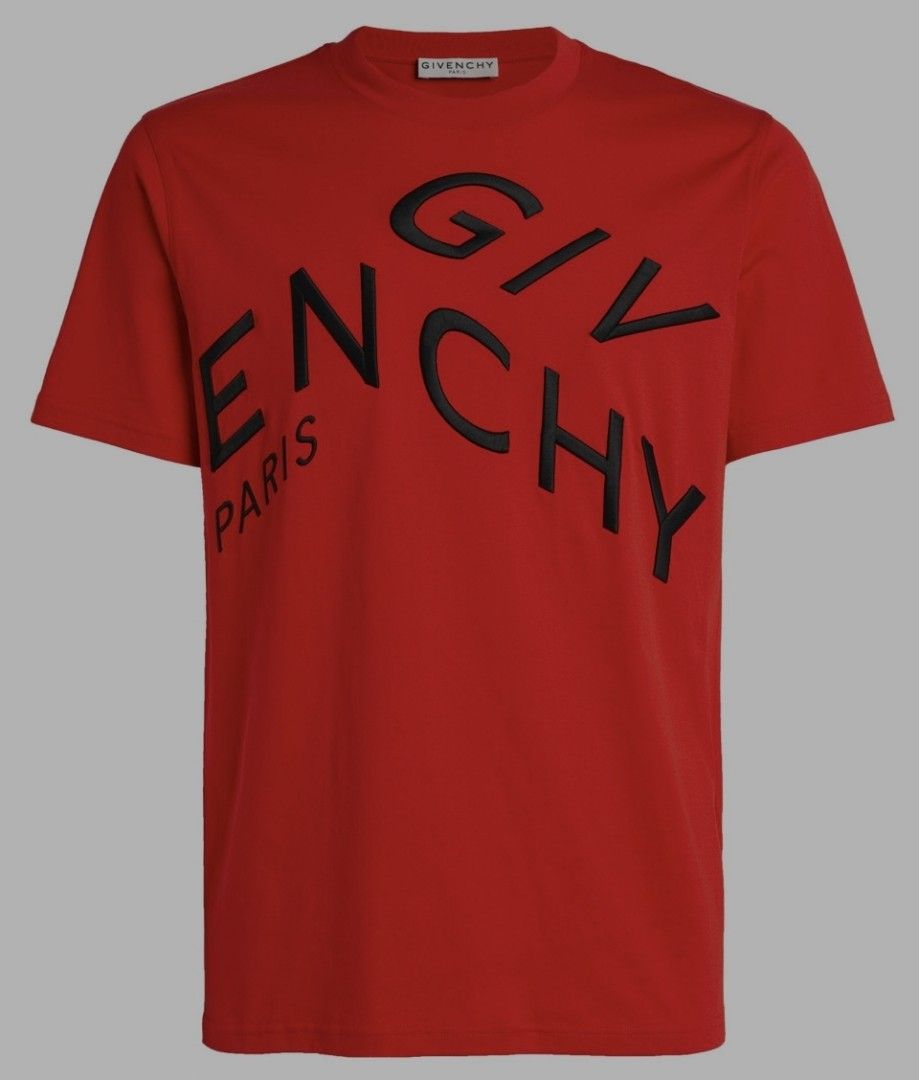 Red givenchy tshirt 2025