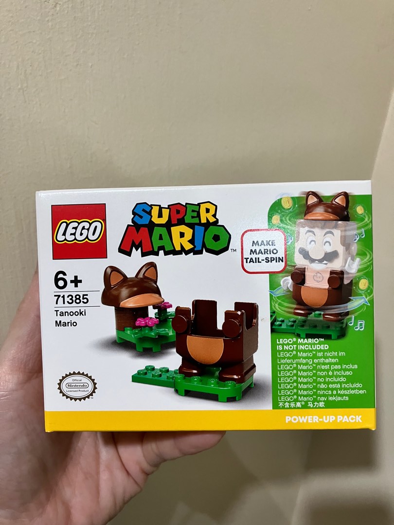 Lego mario tanooki clearance suit