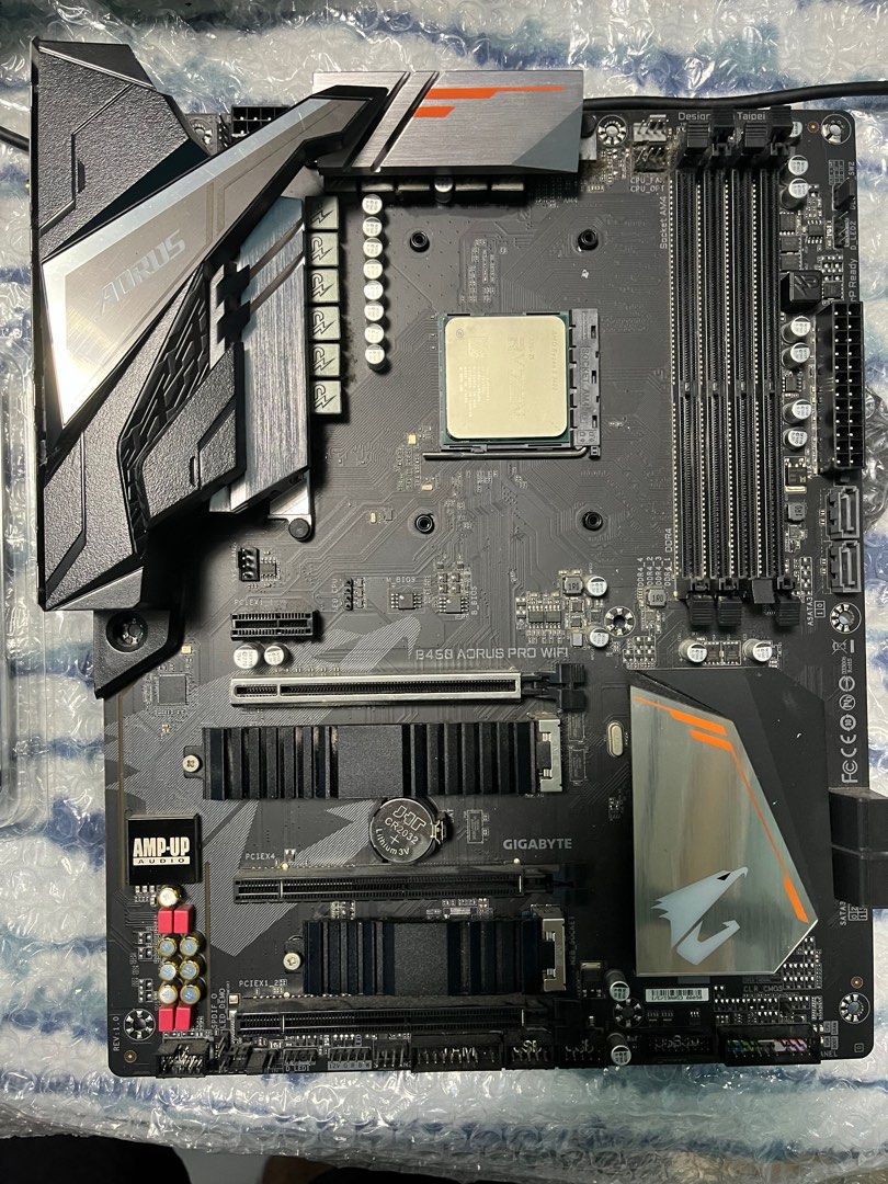 B450 Arous Pro Wifi Ryzen 5 CPU 3600 Corsair Vengeance 16GB