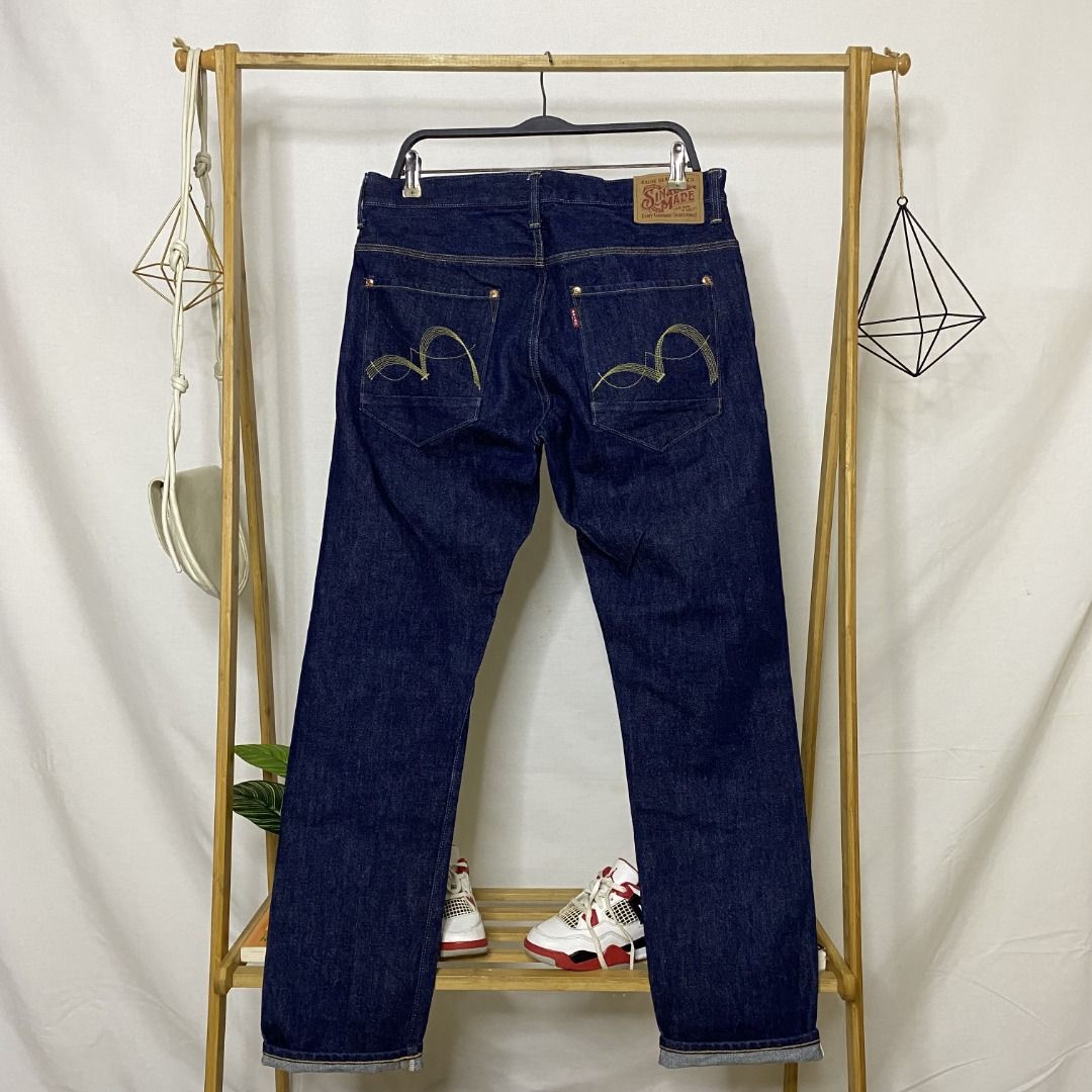 BAIHE Indigo Selvedge Denim, Men's Fashion, Bottoms, Jeans on Carousell