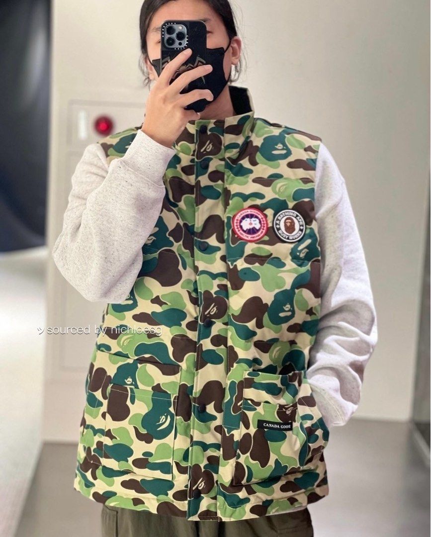 Canada goose garson vest camo 2025