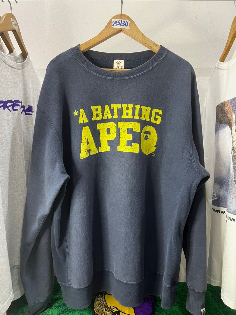 Bathing ape sweatshirt 24.5 30 Men s Fashion Tops Sets