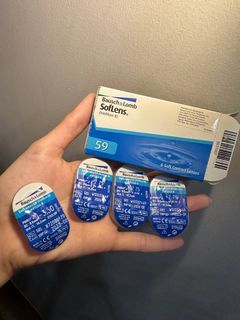 Bausch & Lomb Softlens Contact Lenses (5 pcs 2.75 & 1 pc 3.5)
