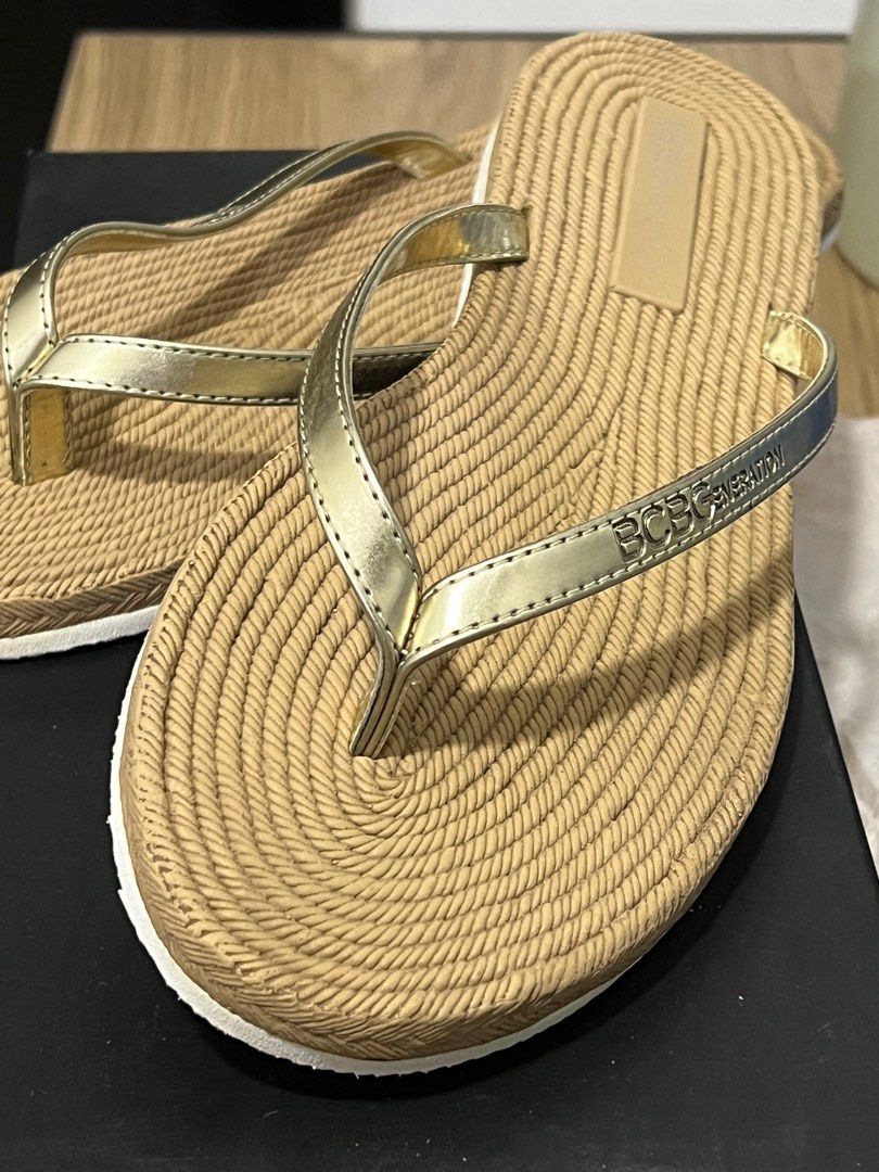 BCBG Espadrille Thong Sandals Slippers Women s Fashion