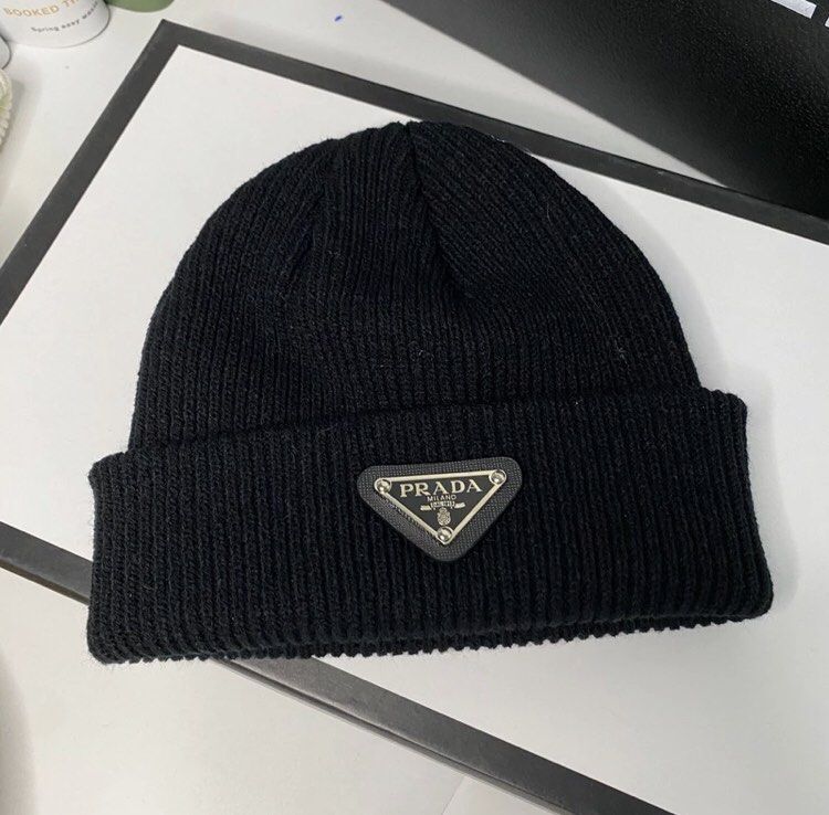 Prada logo beanie sales