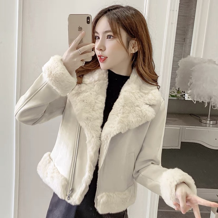 Furry discount jacket womens