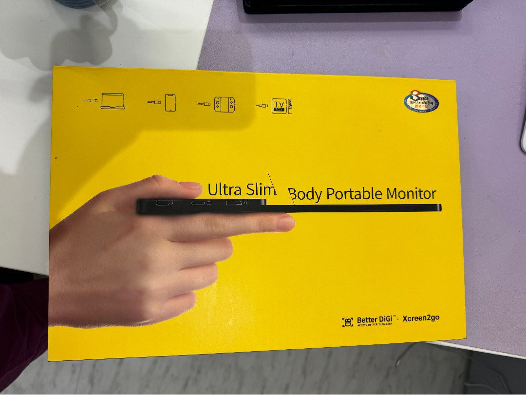 Better digi portable monitor 15.6吋 no touch usb full HD 非接觸屏, 電腦＆科技, 電腦 ...