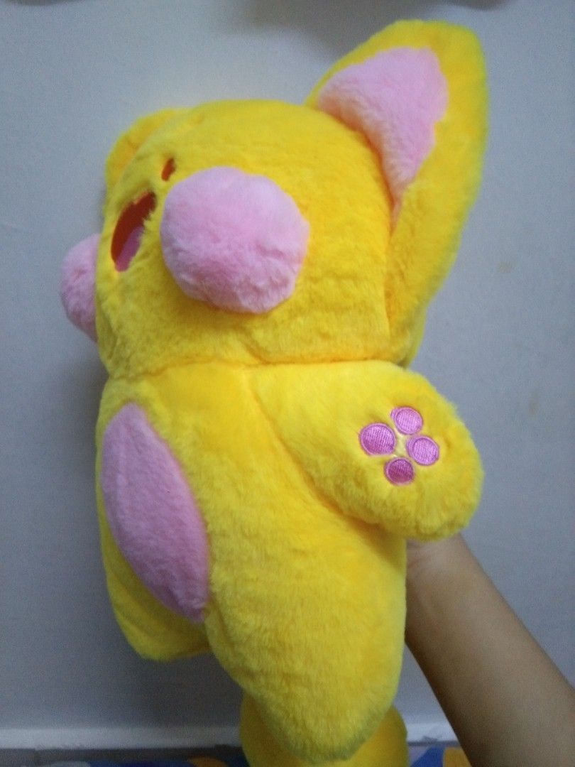 The Original Doodle Bear Purple Pink Yellow Plush 14 Stuffed Animal Soft  Toy