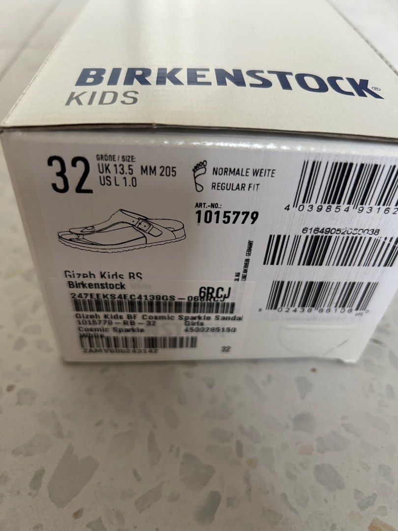 Birkenstock Gizeh Cosmic Sparkle girls sandles