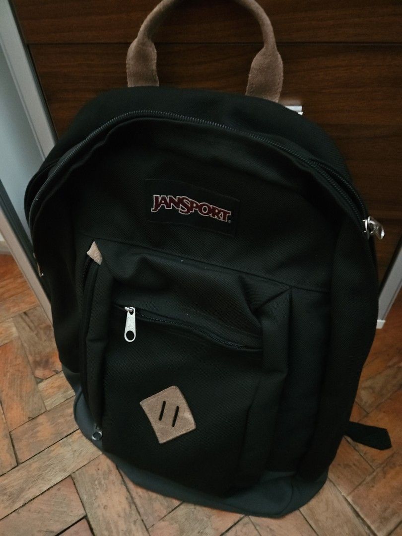All black jansport backpack deals