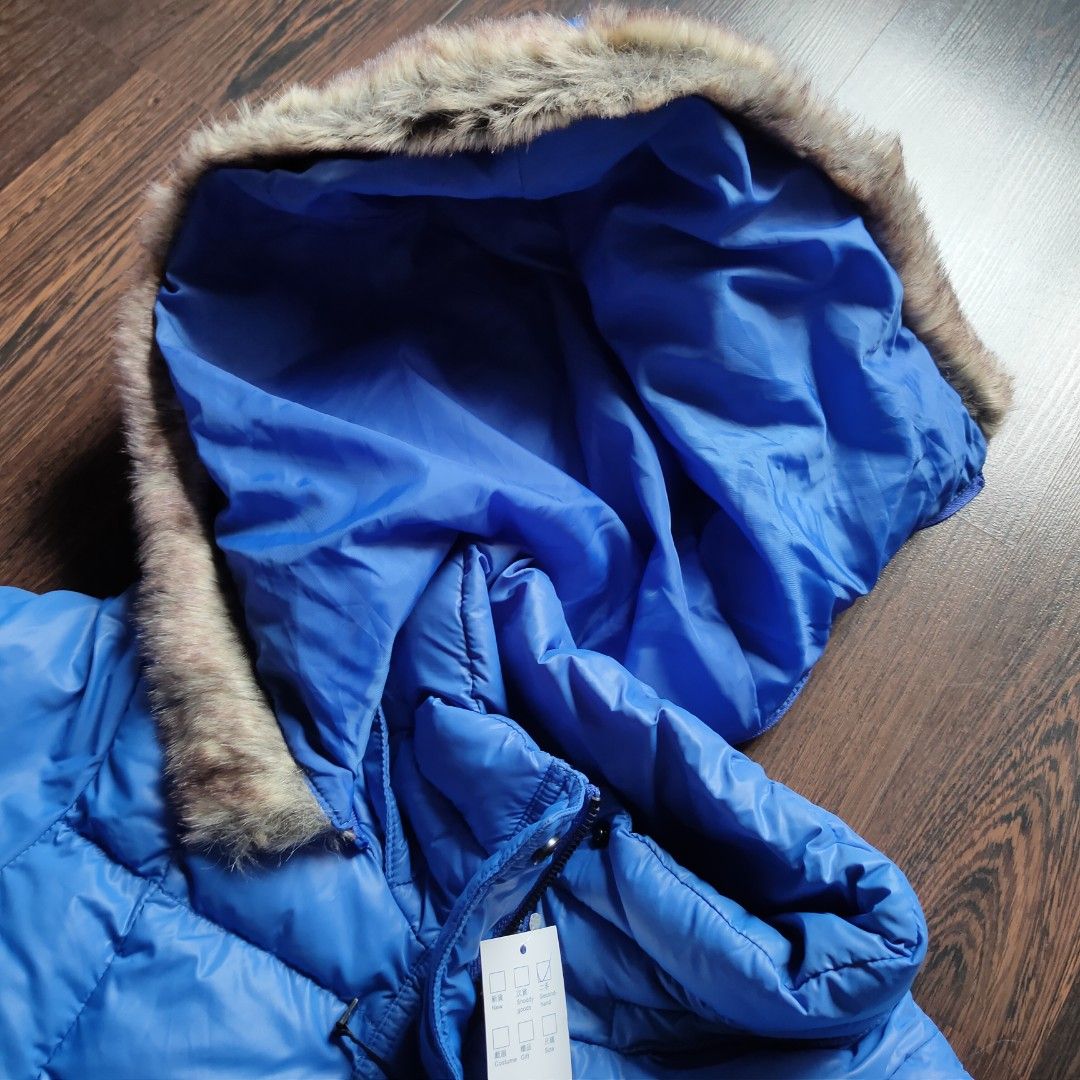 BNEW DKNY DONNA KARAN NEW YORK Women s Down Fur Puffer Jacket