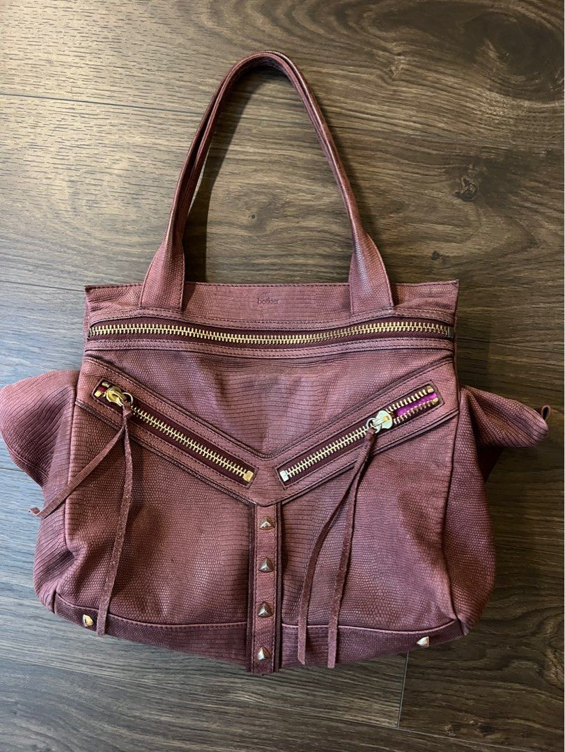 Botkier trigger leather shoulder laptop bag Women s Fashion Bags