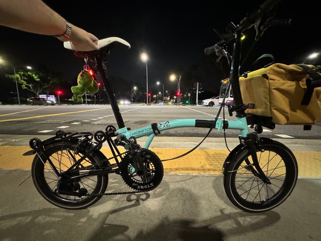 Brompton Folding Bike Brompton M6l Black Edition Turkish Green