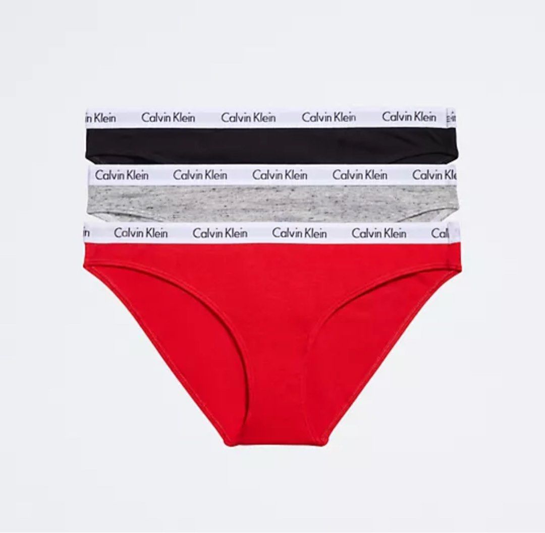 Calvin Klein Carousel Logo Cotton 3 Pack Bikini Women s Fashion Undergarments Loungewear on Carousell