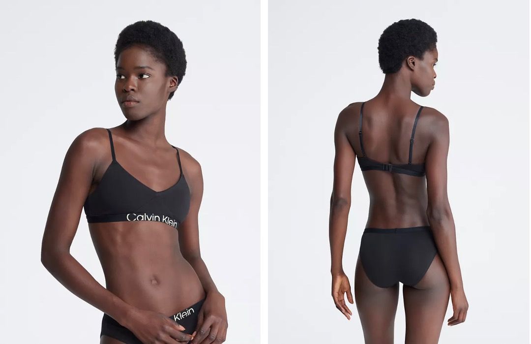 Calvin Klein Underwear Future Archive Unlined Bralette In