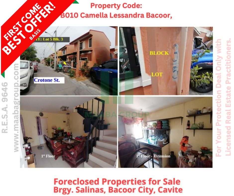 Camella Lessandra House for Sale in Bacoor, Cavite, Property, For Sale