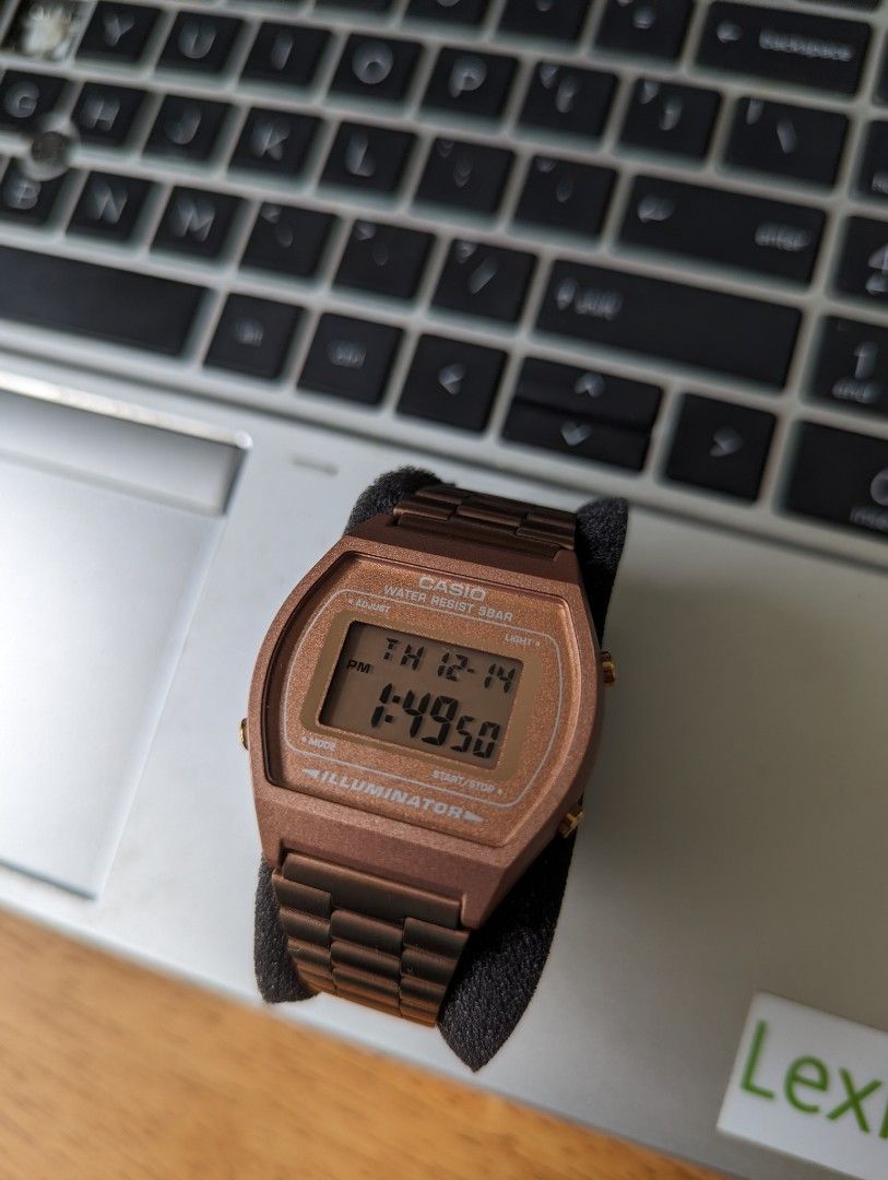 Casio b640wc rose gold outlet