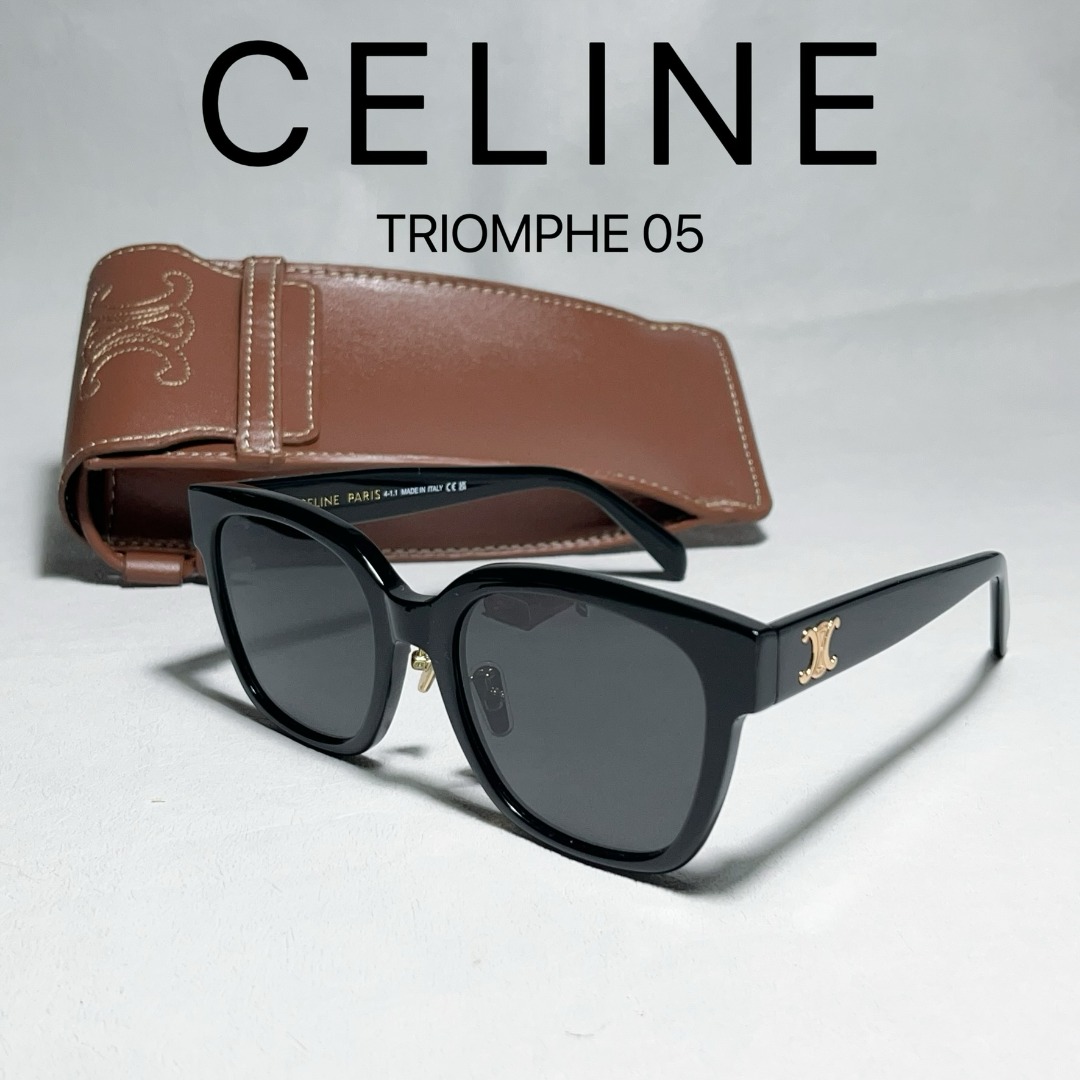 CELINE Triomphe 05 In Black, Women's Fashion, Watches & Accessories