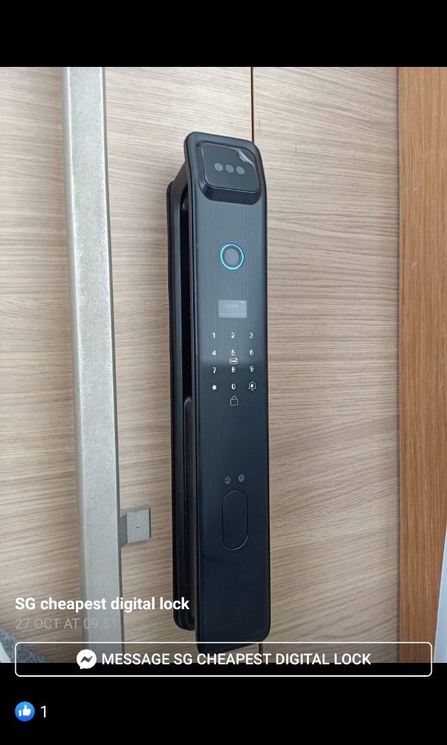 Cheapest facial digital door lock in town !!! BTO /Hdb/condo, Furniture
