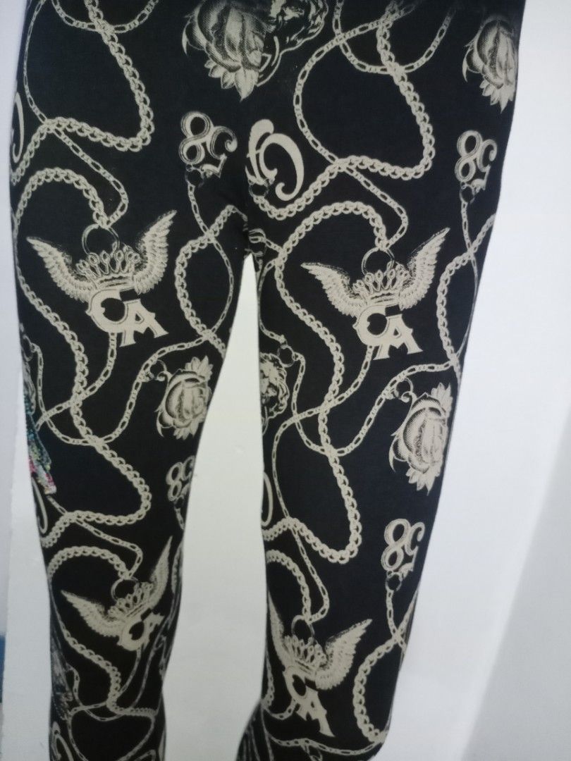 Christian Audigier Embellished Leggings Women s Fashion Bottoms