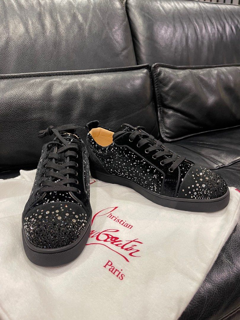 Christian Louboutin black sneaker Luxury Sneakers Footwear on