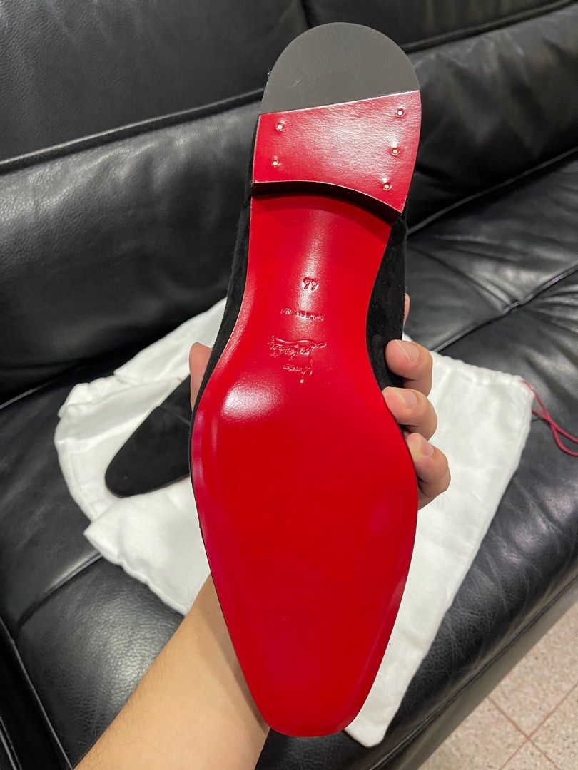 Christian Louboutin Velvet dress shoe