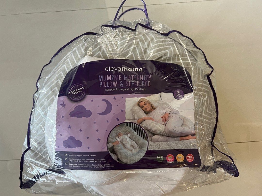 Clevamama Mum2Me Maternity Pillow and Infant Sleep Pod Babies