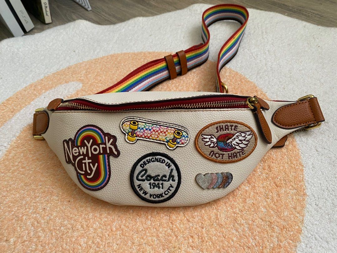Rainbow coach belt on sale