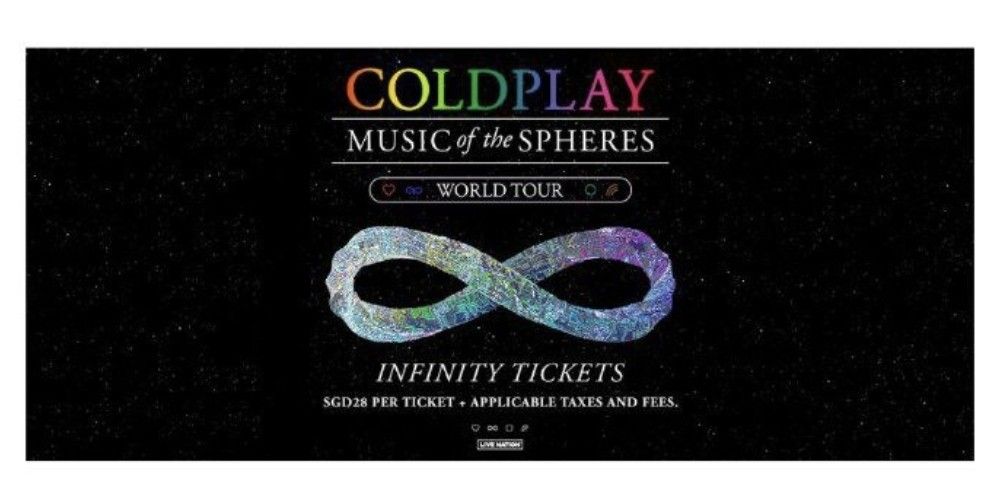 Coldplay Infinity, Tickets & Vouchers, Event Tickets on Carousell