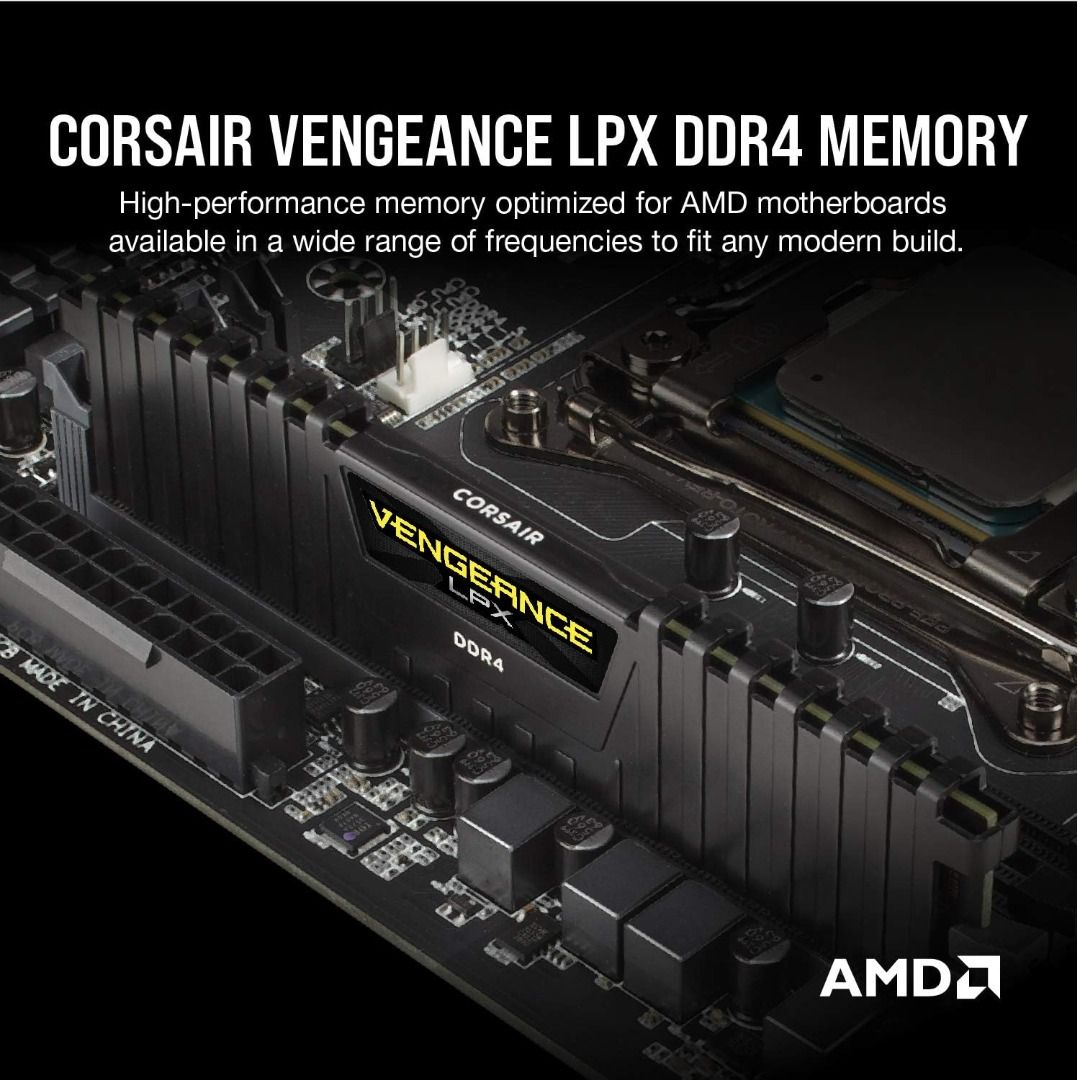 Corsair 16GB Vengeance LPX DDR4 2400MHz RAM/Memory Kit 2x 8GB