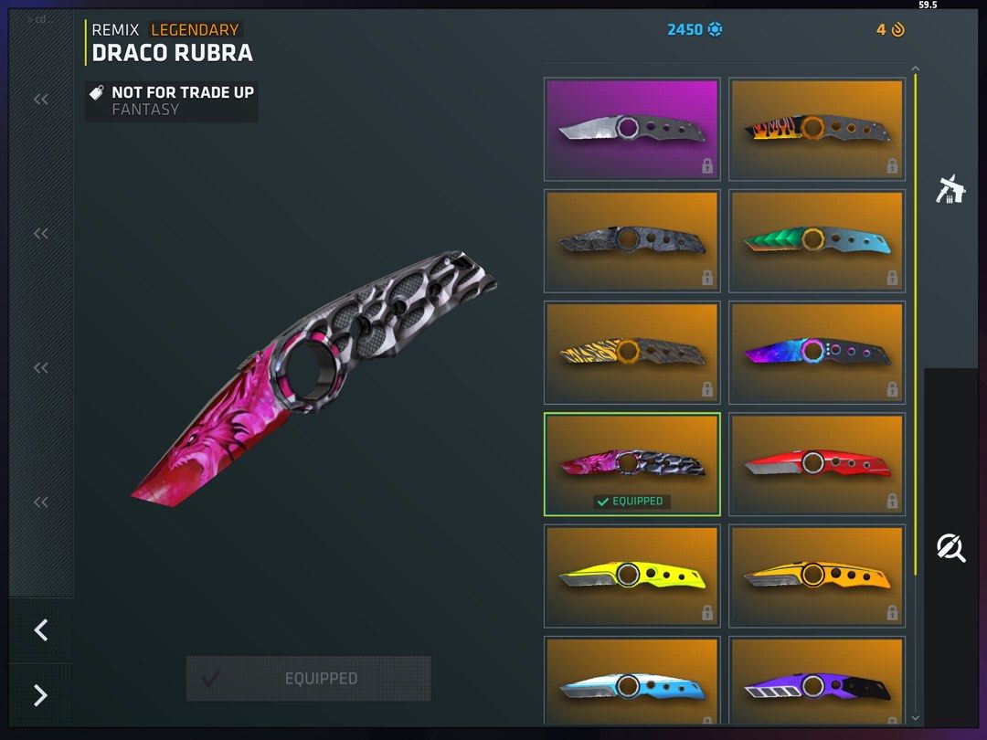 Critical Ops Account/ C-ops account stacked knife/ Skins in description ...