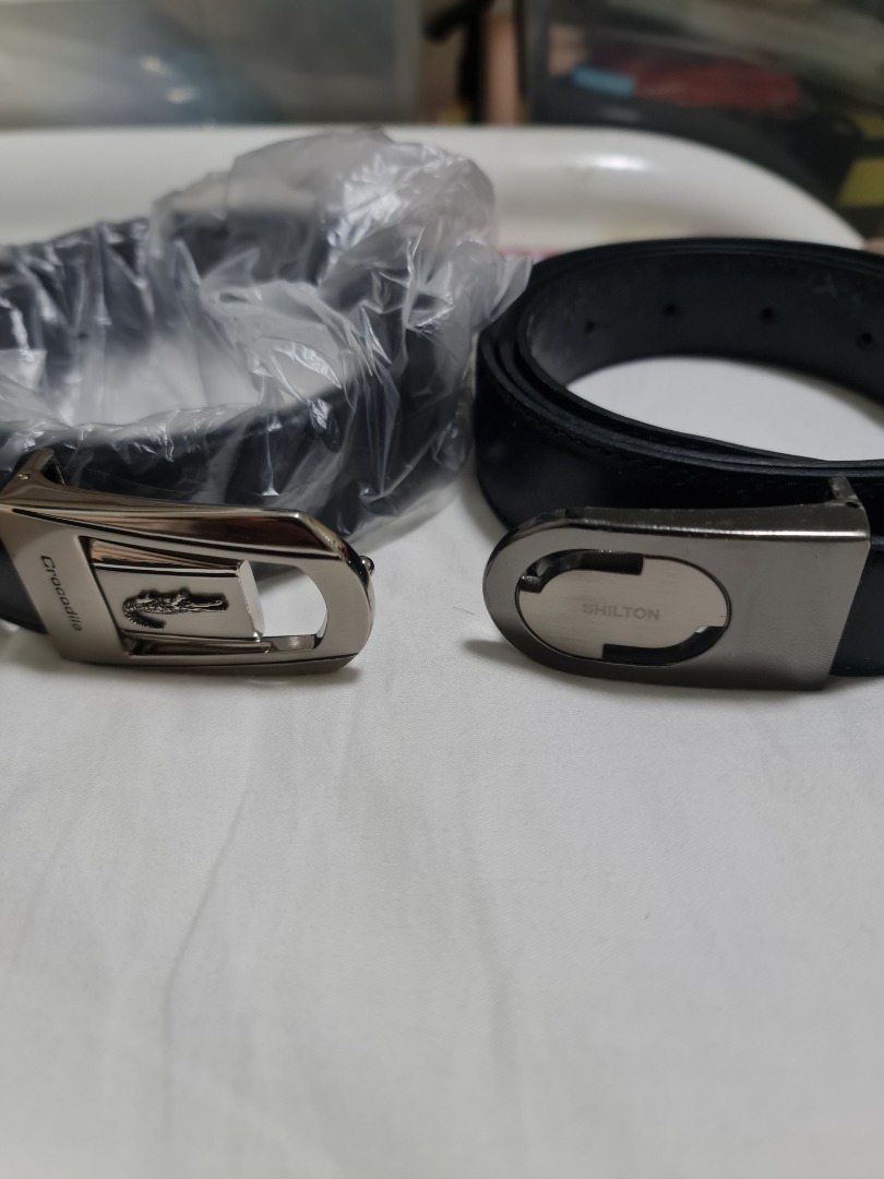 Crocodile Belt and Shilton Belt, Men's Fashion, Watches & Accessories ...
