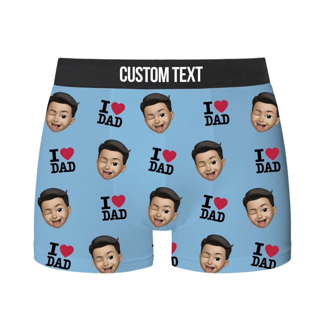 Dad s Edition Boxer Shorts Customised Personalised