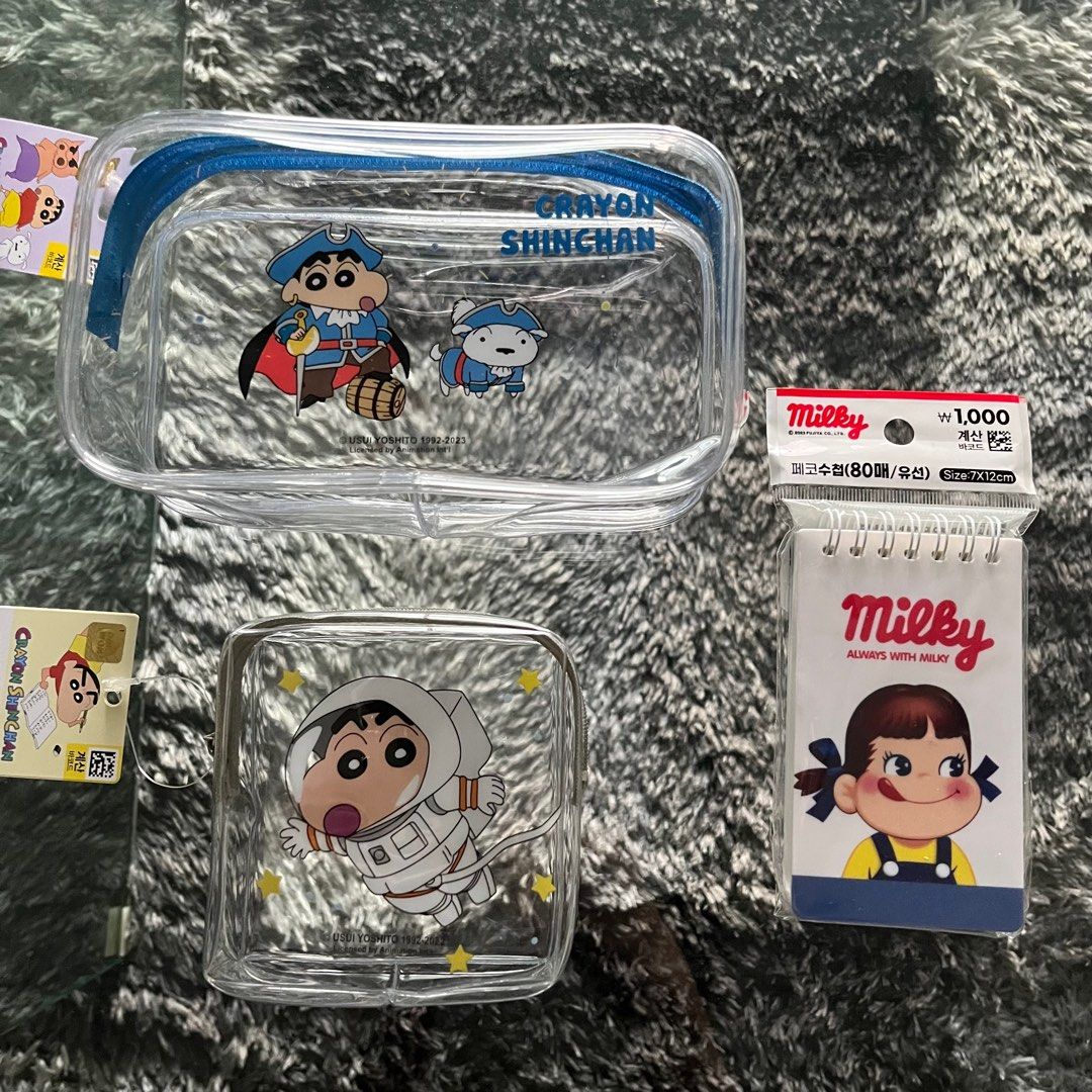 daiso korea crayon shinchan shin chan milky pekochan peko chan storage ...