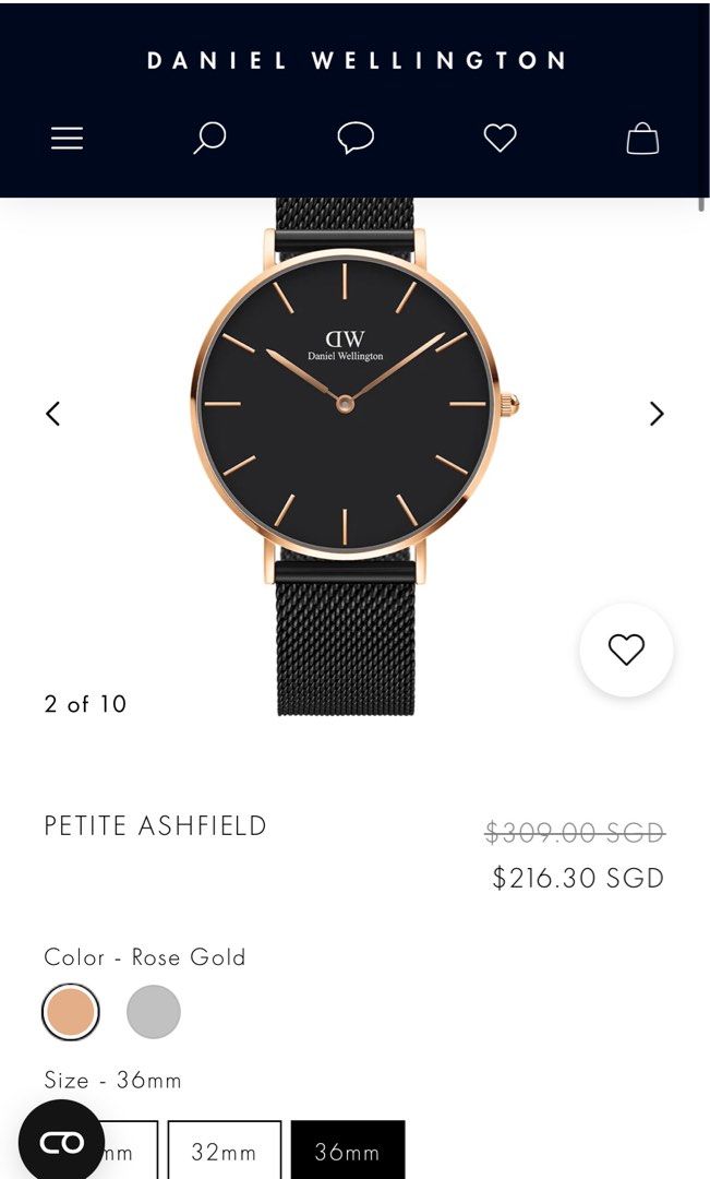 Daniel best sale wellington ashfield