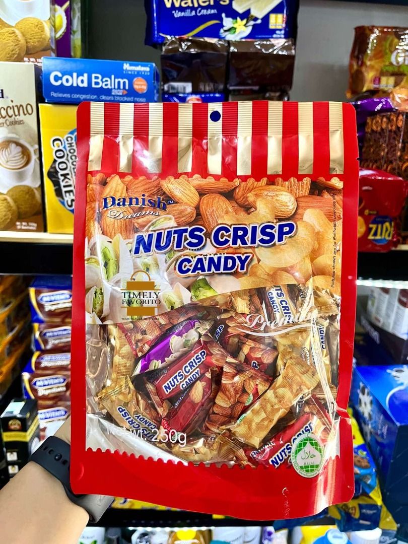 Danish Dreams Nuts Crisp Candy 250g/500g, Food & Drinks, Packaged