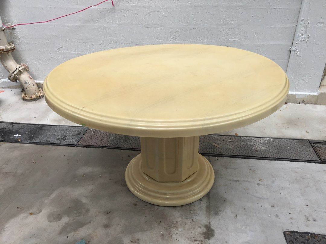 Dining Table (Category: Other Home Furniture) located in Singapore. Submitted by maybemayr (Listing ID 1271263915, Image 2). Description: Dining Marble Draft into one Pices Quality can last forever heavy Don’t Miss.