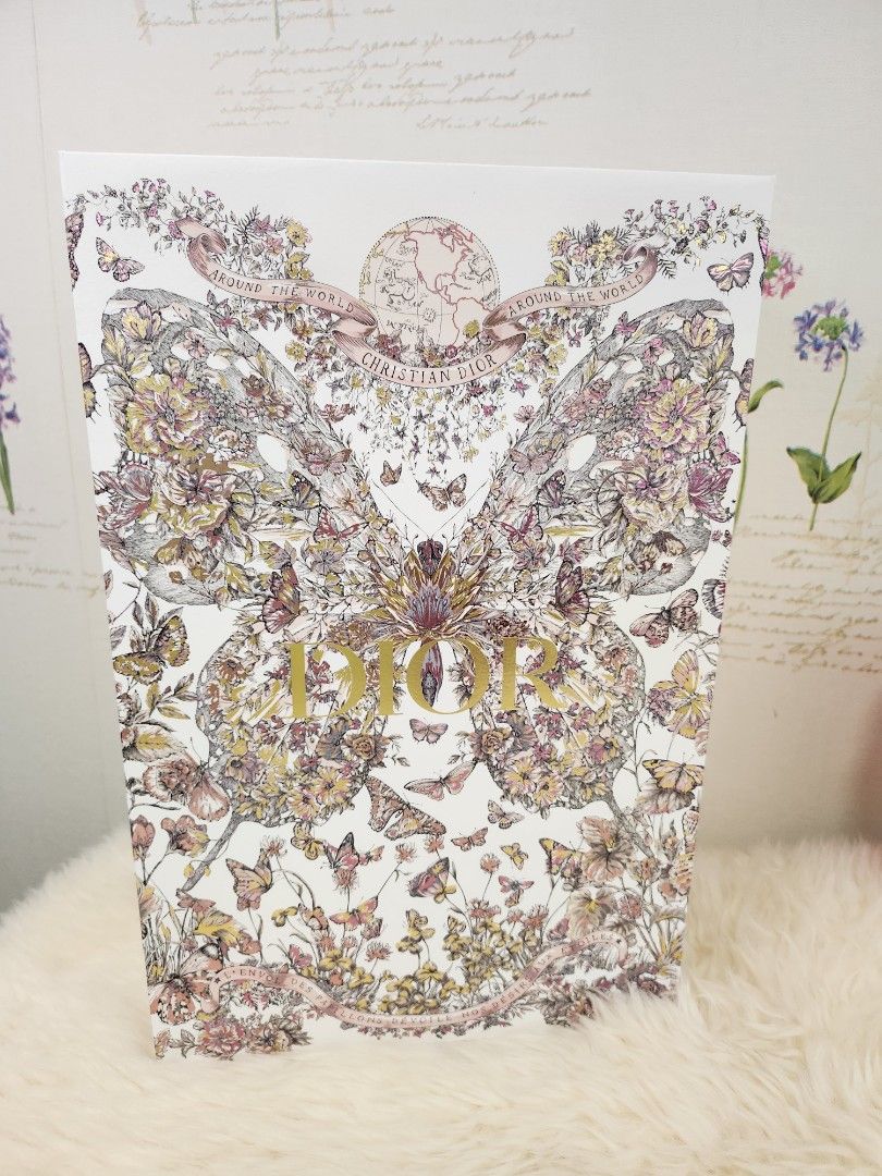 Dior Holiday 2023 Butterfly Paper Carrier Bag with Star Charm