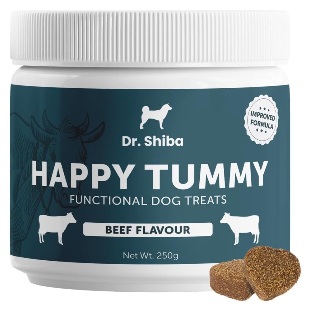 Dr. Shiba Probiotics for Dogs 100 Soft Chews Happy Tummy