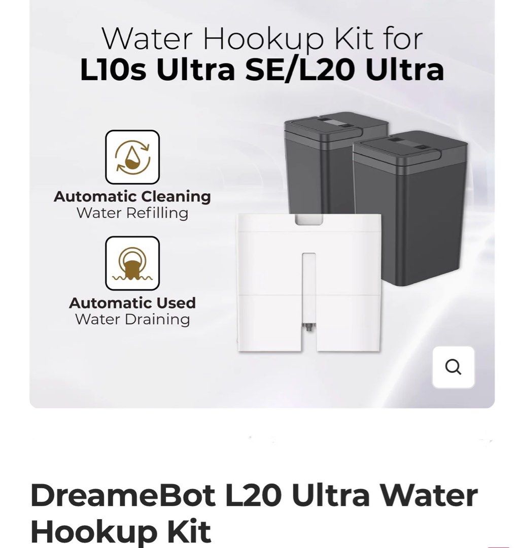 Dreame L10s Ultra SE / L20 Ultra Water Hookup Kit Installation