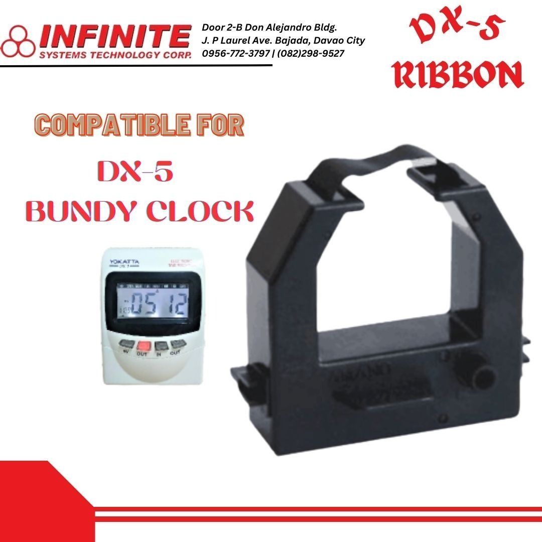 DX-5 Bundy Clock Ribbon Ink Cartridge, Yokatta Dx-5 Ribbon, Computers ...
