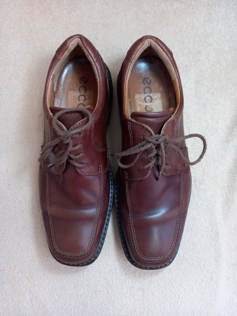 ECCO Men s Lace Up Oxfords Shoes Size EUR 41 Genuine Leather