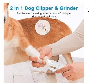 Electric dog top toenail clippers
