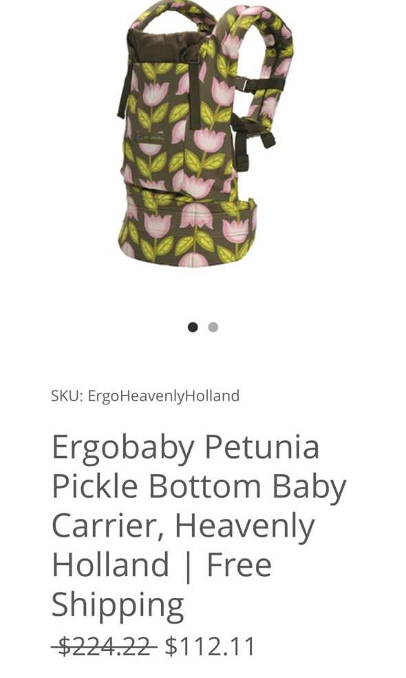 Ergo sales pickle bottom
