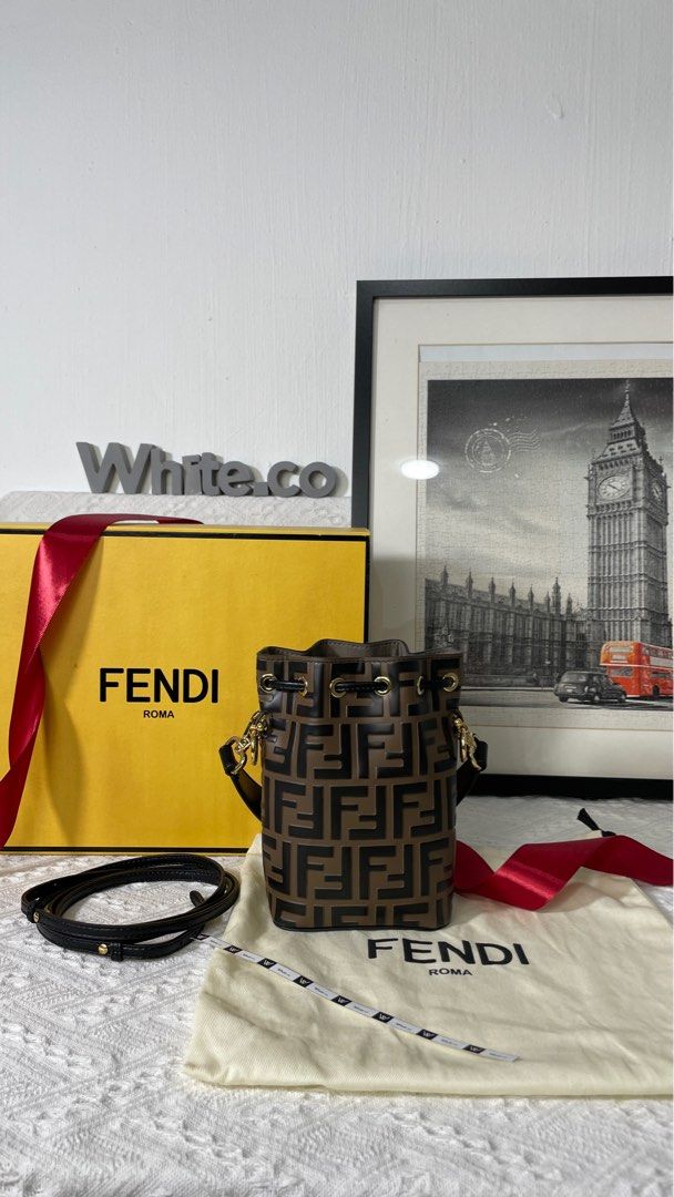Fendi zucca bucket bag outlet