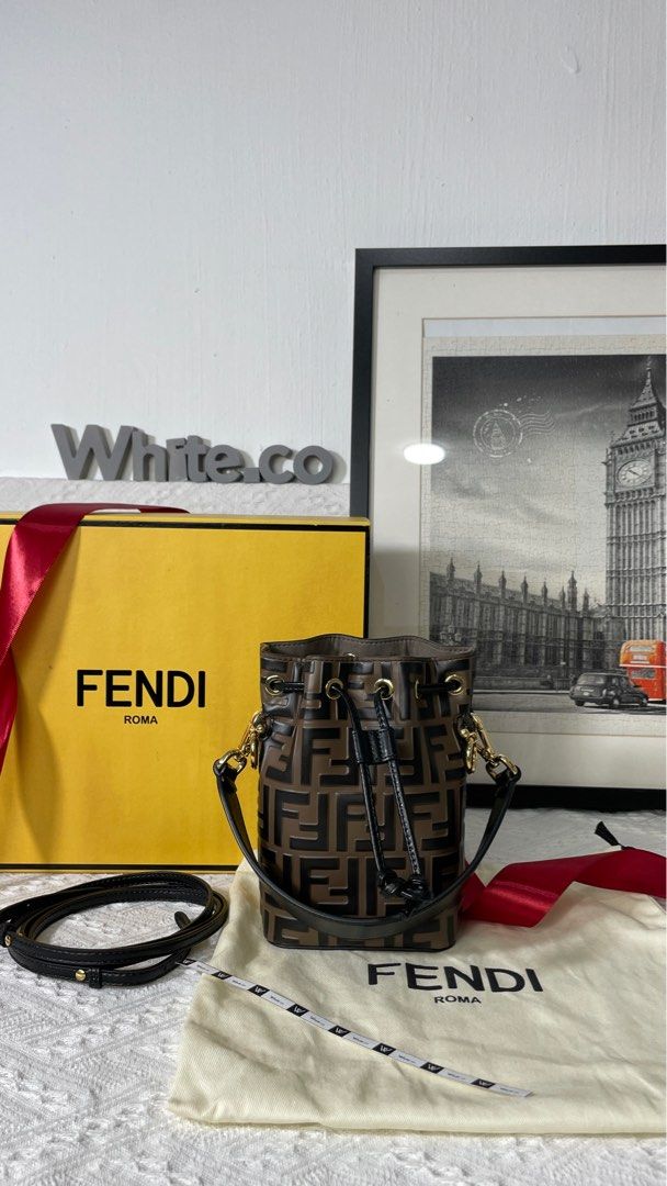Fendi zucca bucket bag hotsell