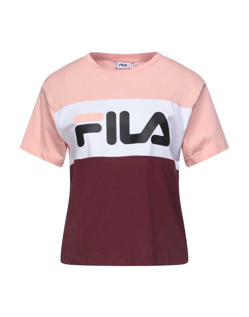 FILA T shirt in Pink Women s Fashion Tops Shirts on Carousell