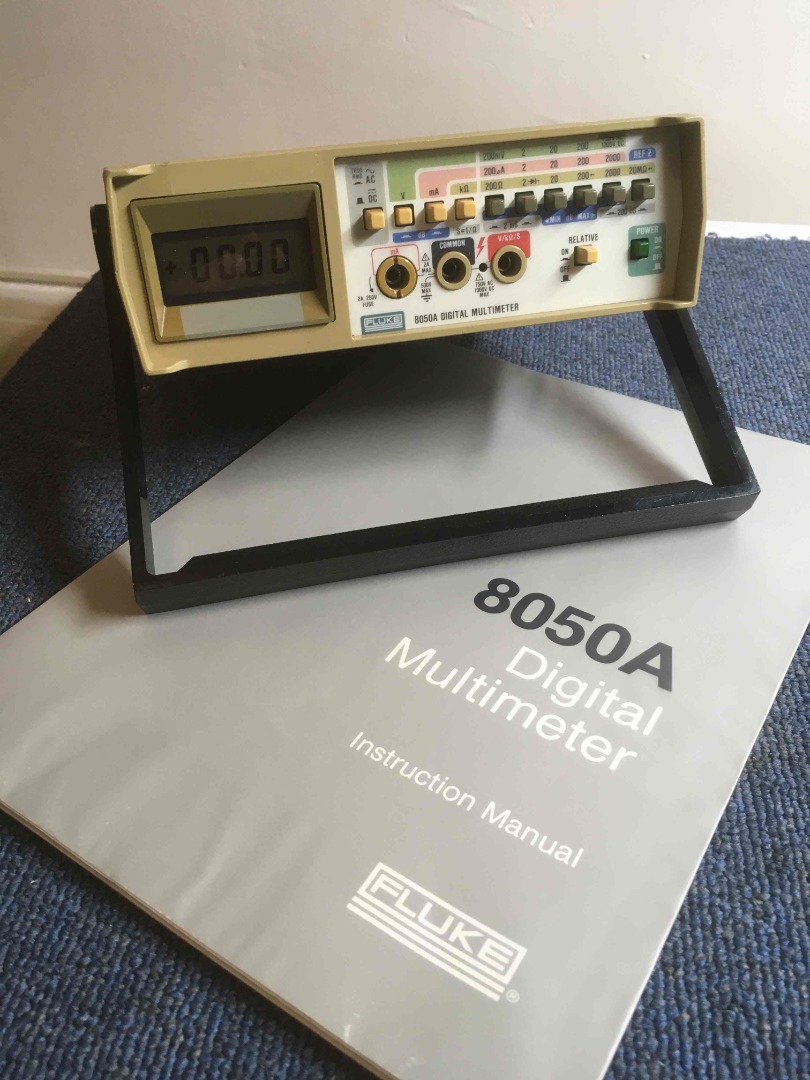Fluke 8050A digital multimeter, 音響器材, 其他音響配件及設備 Carousell