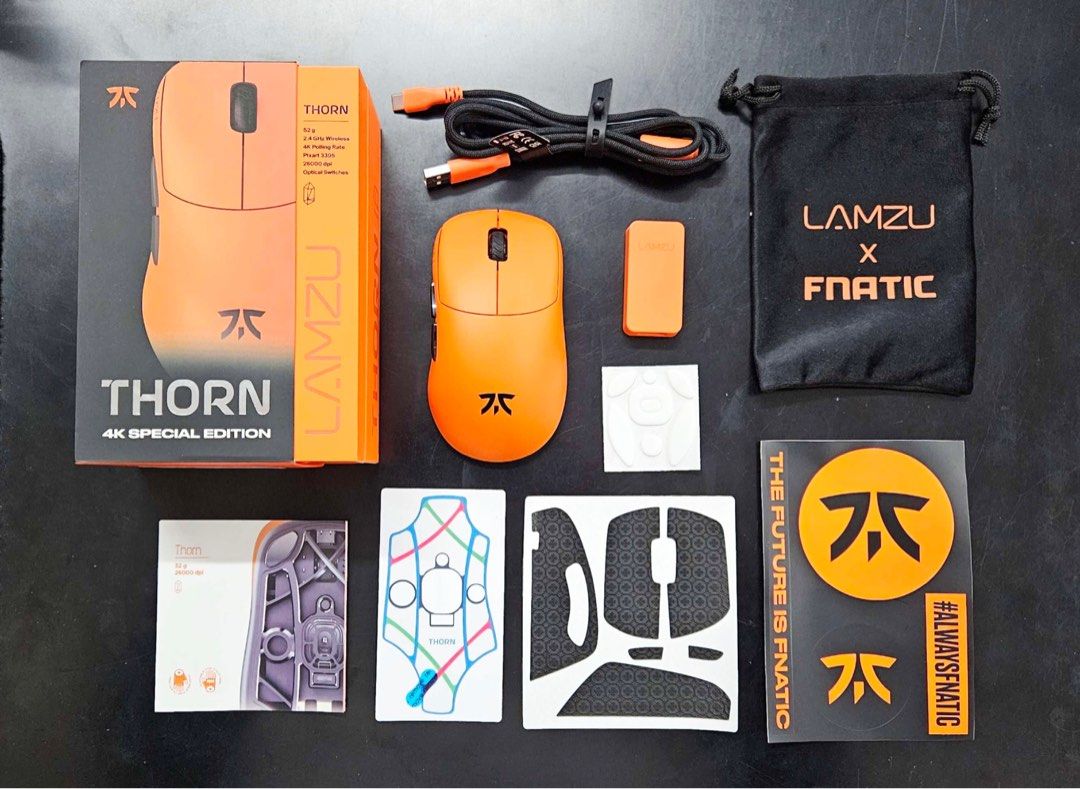 Fnatic X Lamzu Thorn 無線遊戲滑鼠, 電腦＆科技, 電腦周邊及配件