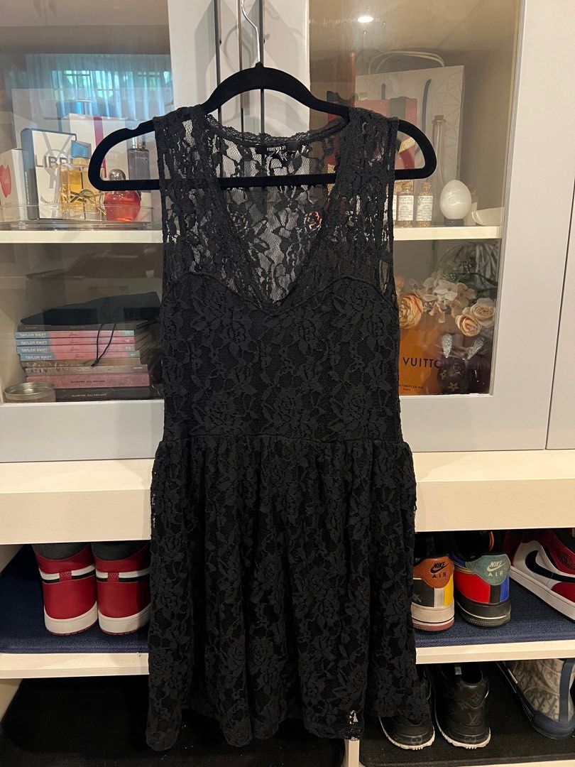 black midi dress sleeveless Ruched Metallic Mini Dress Black main image 1